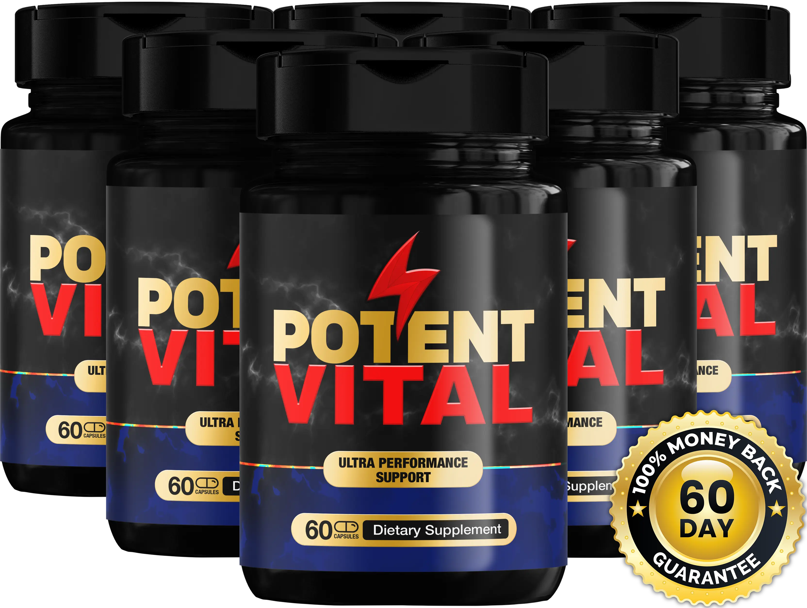 PotentVital nail supplement 6 bottle best value package