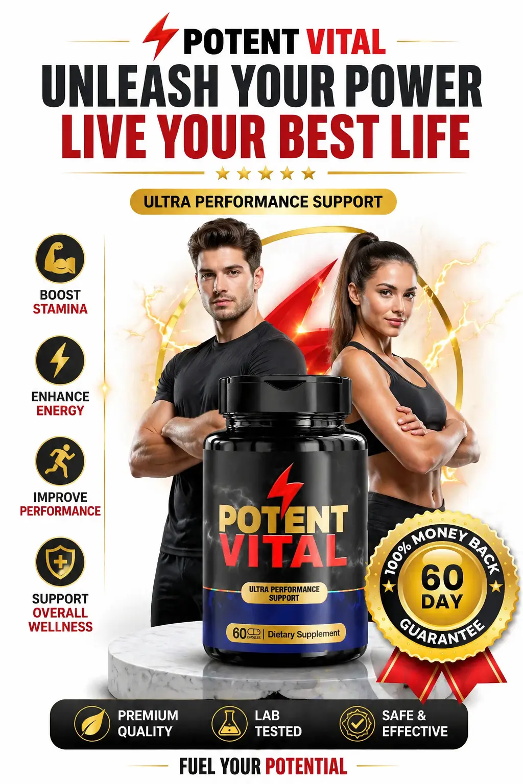 What is PotentVital male vitality support supplement